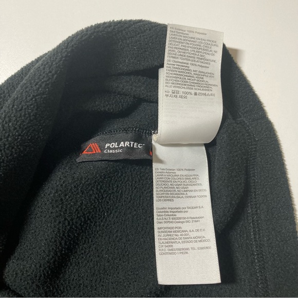 Marmot Polartec Men's M Classic Fleece 1/4 Zip Pullover Black Medium EUC - Picture 7 of 16